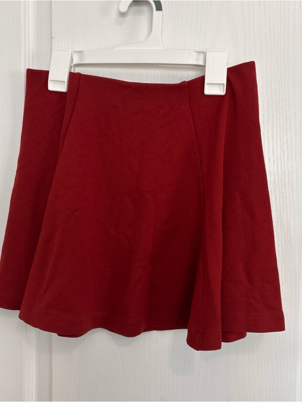 Forever 21 dark Red Circle Skater Skirt